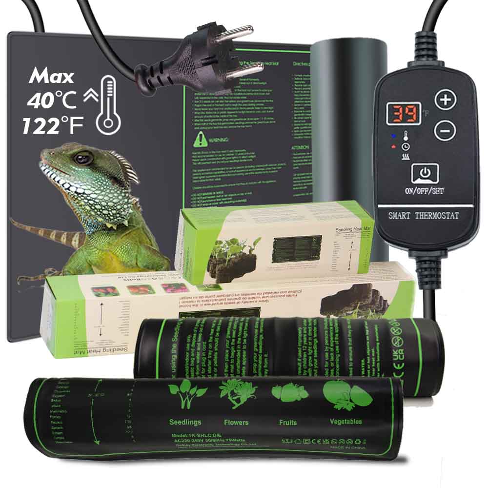 Seedling Heat Mat - Impermeável Reptile Heat Mat, 7-100W Plantas